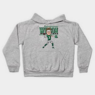 Zach Wilson New York J Cartoon Kids Hoodie